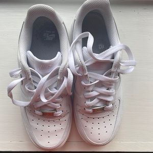 Nike Air Force ones, worn for 2 hours.